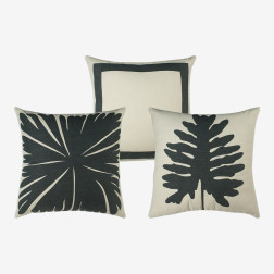 Trio Promocional - Aspen - Off | Preto - 45x45 cm